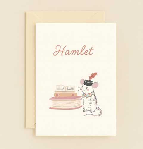 hamlet mouse book card