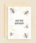 hap bee birthday bee card