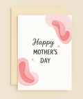 happy day pink abstract card