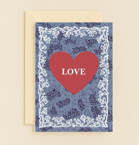 heart of love romantic card