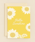 hello sunshine sunflower card