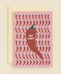 hot stuff chili pepper card