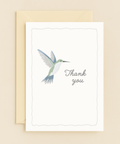hummingbird thank you card