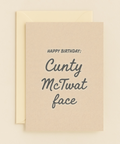 humorous bold birthday card