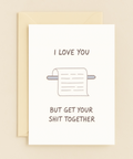 i love you funny toilet paper card