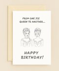 ice queen birthday card