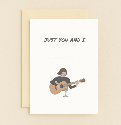just you and i acoustic guitar card