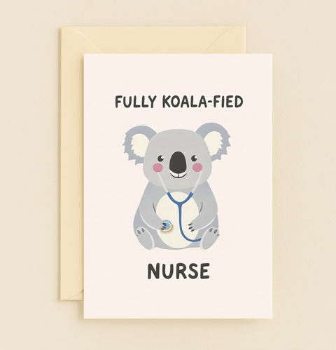 koala nurse appreciation card
