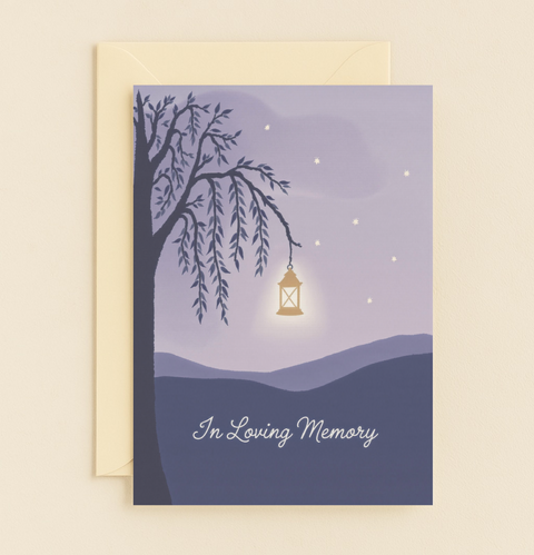 Lantern Sympathy Card