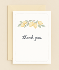 lemon branch thank you card