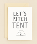 let's pitch a tent card