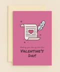 love letter heart card