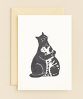 loving cats hug card