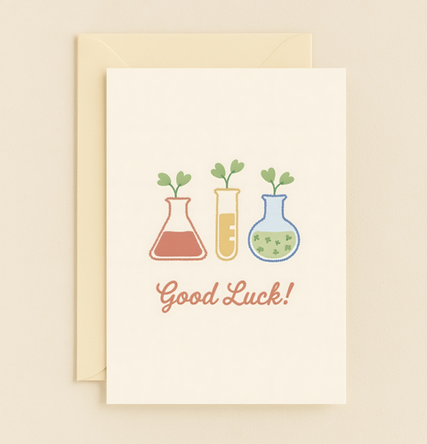 lucky science experiment card