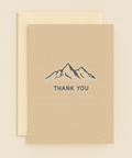 mountain thank you card
