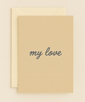 my love romantic greeting card
