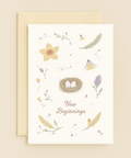 new beginnings spring nest card
