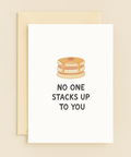 no one stacks up pancake card