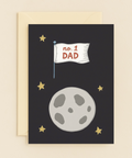 number one dad moon card
