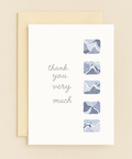 ocean waves thank you card