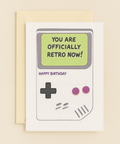 officially retro gaming card