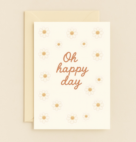 oh happy day daisy card