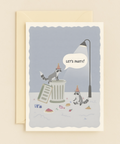 party raccoons celebration card