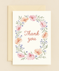 pastel flowers appreciation card