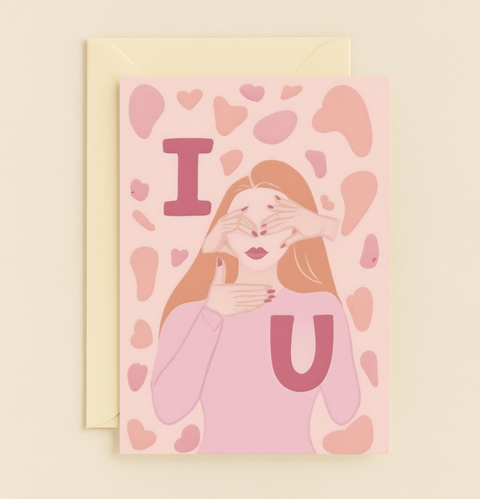 peekaboo love card