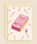 perfect match romantic card