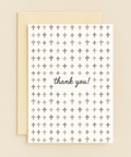polka dot thank you card