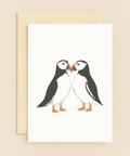 puffin lovebirds card