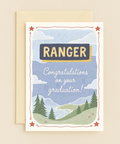 ranger graduation congratulations card