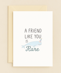rare narwhal friendship card