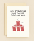 red cup beer pong skill card
