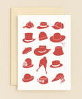 red hats collection card