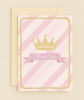 royal crown thank you card
