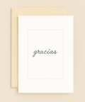 simple gracias thank you card