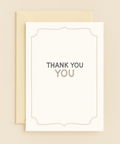 simple thank you card design