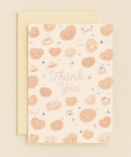 smiling faces thank you card