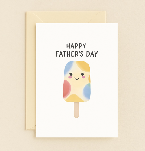 smiling popsicle card