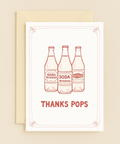 soda beverage thanks dad card
