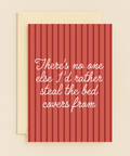 steal the bed covers card