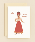 stylish birthday greeting card