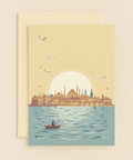Sunset Cityscape Greeting Card