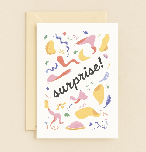 surprise confetti celebration card