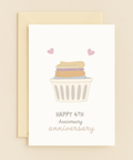 sweet cupcake love anniversary card