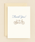 tandem bicycle thank you card