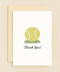 tennis ball thank you card