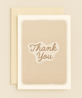 thank you rustic card